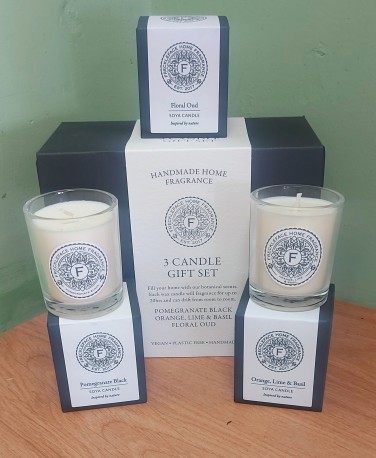 Freckle Face 3 Candle gift set