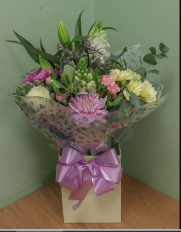 Florist choice hand ties