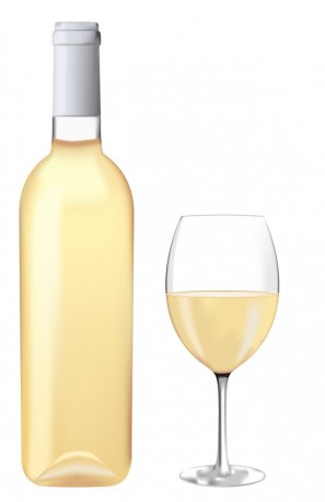 Bottle of white wine