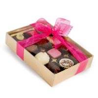 Box of Chocolates - A perfect partner to a beautiful bouquet of flowers a box of delicious chocolates. A great way to say Happy Birthday, Anniversary, Congratulations, or sorry I cant be there. The chocolates will be gift wrapped to coordinate with your bouquet why not add a bottle of wine to make this the perfect pampering gift that is sure to let the person you are sending them know how much they mean to you.

Any special requests like timed delivery can be made in the special requests box with your order, by email to sales@thegardenshopflorist.com or by telephone on 0191 2522553 and one of the team will be happy to help. Our opening hours are Tuesday to Saturday 10.00 till 4.00. 

We can deliver your choclates and flowers to Whitley Bay and surrounding areas out of hours deliveries are available on request.

(Fine print The particular brand of chocolates cannot be guarenteed )