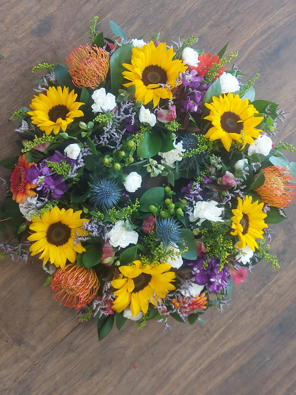 Sunflower Wreath
