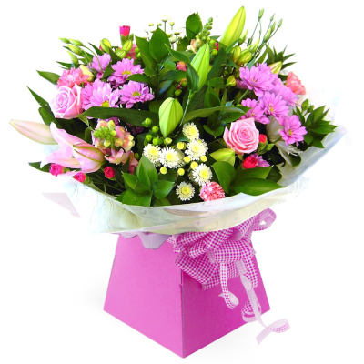 Ashleigh Hand tie - Hand tied bouquets made to order for same day delivery In Whitley Bay by The Garden Shop Florist