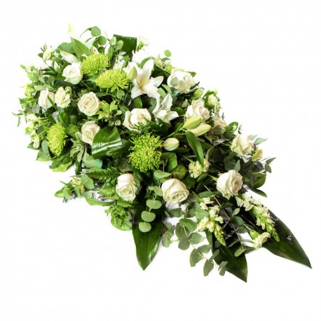 White and Green Double Ended Spray SYM-313