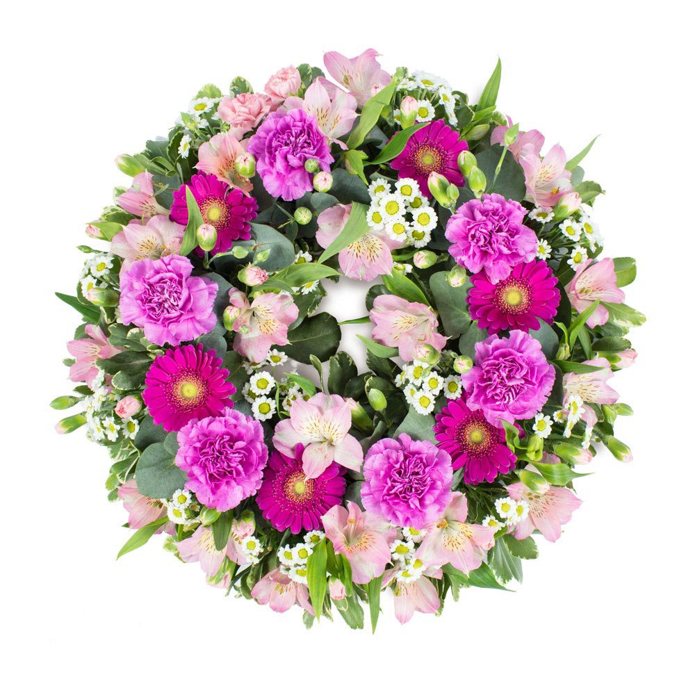 Pink classic Wreath SYM-320